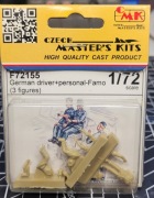CMK 1/72 F72155 German driver and personel for.Sd.Kfz.