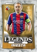 TOPPS SUPERSTARS 2022/2023 ANDRES INIESTA LEGEND FC BARCELONA