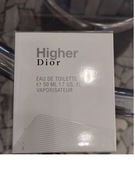 DIOR HIGHER 50 Ml EDT VINTAGE STARA FORMUŁA  KOLEKCJONERSKI RARYTAS 