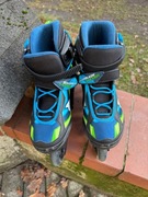 rolki dziecięce regulowane Rollerblade 33-38 z ochraniaczami