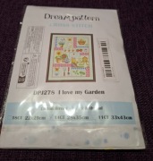 Zestaw do haftu krzyżykowego I love my garden wiosna cross stitch