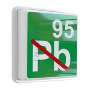 Tabliczka LED benzyna Pb95 bezołowiowa paliwo Pb98 podświetlany plafon ON
