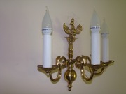 Kinkiet Księstwo Warszawskie .Potrójny.Mosiężny.