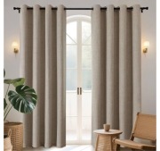 2 Zasłony 160x225cm Całkowicie Zaciemniające Termiczne Na Przelotkach