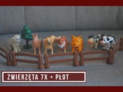 # Zwierzęta - Pies, krowa, owca figurki dla dzieci