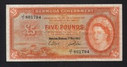 BERMUDY  -  5  FUNTÓW  1957
