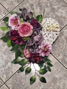 Wiązanka/ stroik,  Serce na cmentarz,  Dzień Mamy, Taty 