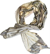 Szalik damski , z drukiem LV, kaszmir 