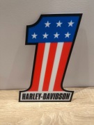 Jedynka Harleya logo motyw dla motocyklisty