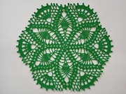 NOWA Serwetka bawełniana - 30 cm - Zielona 