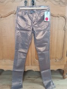 Spodnie marki Object nowe z metką metaliczne S