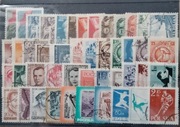 Polska rocznik 1953 pełny 46 znaczków stemplowane bez kleju