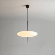 Lampa wisząca PIATTO biała 50 cm boho modern