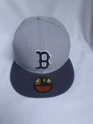 Boston Red Sox MLB NewEra 59FIFTY Bosred Gray oryginał kolekcjonerska 7 1/2