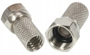 Wtyk F nakręcany na kabel RG6 6,5 mm - 6.8 mm długość 20 mm (2 szt.)
