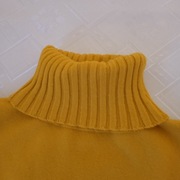 Miękki żółty sweter/golf r M stan idealny nowy bez metki 