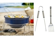 Grill turystyczny Ikea STRANDÖN z akcesoriami