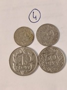 Zestaw IIRP 10.20.50gr 1923 i 1 zł 1929 
