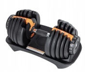 Hantel regulowany TREXO ADT-24-BF 24 kg czarny żelazne