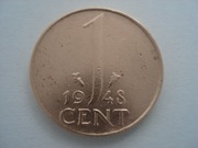Holandia 1 cent 1948