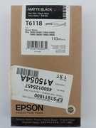 Oryginalny tusz Epson T6118 120ml Matte Black