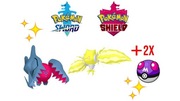 Pokemon Sword/Shield Shiny Regidrago + Regieleki