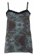 Top damski 34 zielony oliwkowy z nadrukiem OKAZJA WYPRZEDAŻ 