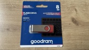 METALOWY CZERWONY PENDRIVE GOODRAM 8GB USB 3.0 * NOWY