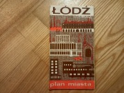 Łódź plan miasta z 1987 skala 1: 25 000