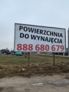 Billboard plakat BBS Blueback Bilbord 1m2