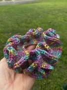 Scrunchie śliczne gumeczki na długie włosy 