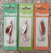 Blacha, błystka, obrotówka,Mepps  3 sztuki rozm. nr 2, 4 i 5