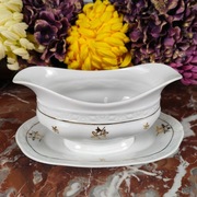 Porcelanowa sosjerka - Złote kwiaty - ZehScherzer Bavaria - 1930r. - Antyk