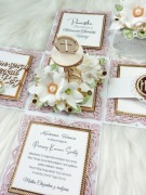 Elegancki Exploding box PREMIUM na Komunię Świętą, Pamiątka Komunii 