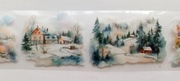 washi tape taśma ozdobna zimowe widoki miasta pola 2m scrapbooking