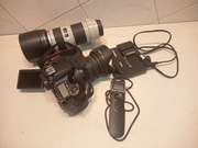 Sprzedam aparat cyfrowy Canon EOS 70 D + 2 obiektywy