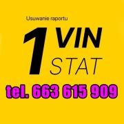 STAT.VIN usuwanie kasowanie VIN CENY historii