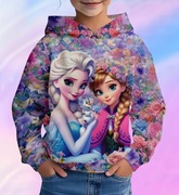 Nowa bluza Kraina Lodu Elsa i Anna 120 cm