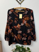 Bluzka wiskozowa w kwiaty floral print bluzeczka Z by Z 50 52 5XL 6XL