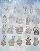 Świąteczne bombki grawerowane xx3 zestaw 20 szt 