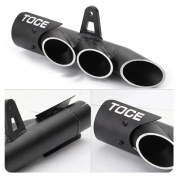 Motocyklowa trójdrożna końcówka rury wydechowej do tłumika, 51mm, nowa