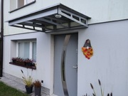 Uchwyt, nierdzewny, zadaszenie drzwi ,