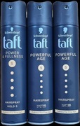 Lakier Taft Power Gold 5 zestaw 3 sztuk