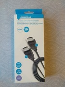 Kabel HDMI Grundig 3m 4K 60Hz - NOWY!