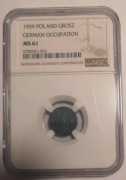 1939 GROSZ MS61 Grading NGC