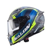 Kask Caberg Avalon X Optic szary mat/niebieski/żółty fluo rozm. M 
