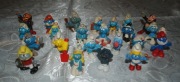 Figurki z PRL Smerfy zestaw 23 figurek