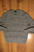 Sweter Gap r. XL szary okrągły dekolt bawełna 