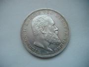  Niemcy, Wirtembergia, 3 marki 1910 - F  (orginał)