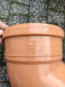 Kolano kanalizacyjne wavin  160/45° pomarańczowe